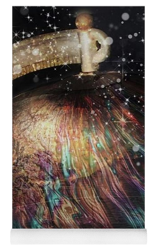 When Solar Flares Meet Singularities - Yoga Mat