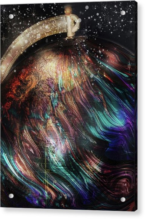 When Solar Flares Meet Singularities - Acrylic Print