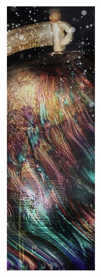 When Solar Flares Meet Singularities - Yoga Mat