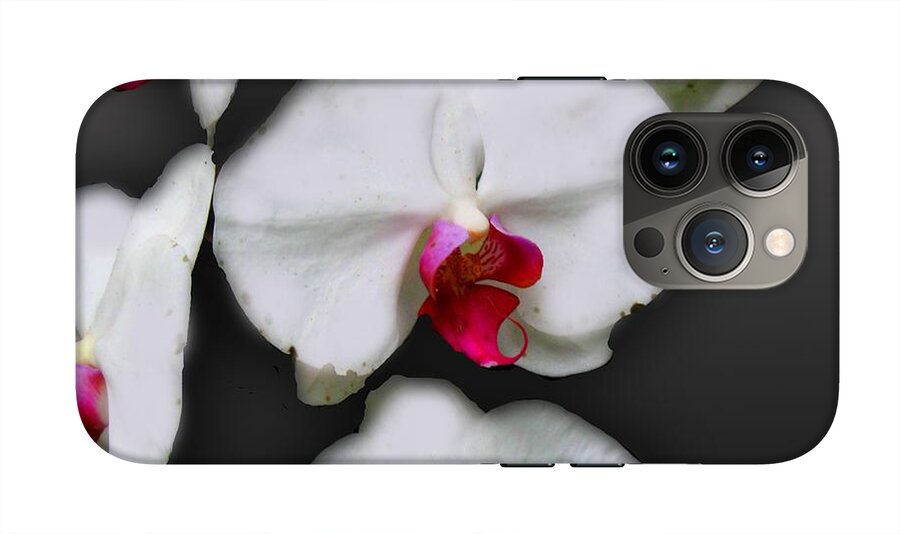 White and Pink Orchids - Phone Case