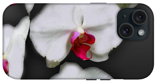 White and Pink Orchids - Phone Case