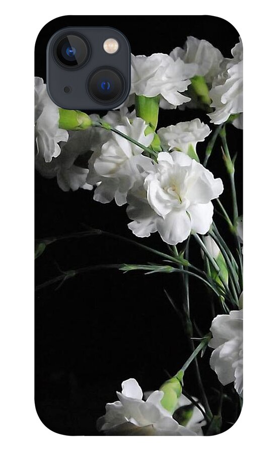 White Carnation Group - Phone Case