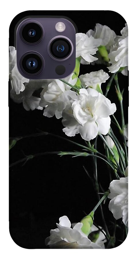 White Carnation Group - Phone Case