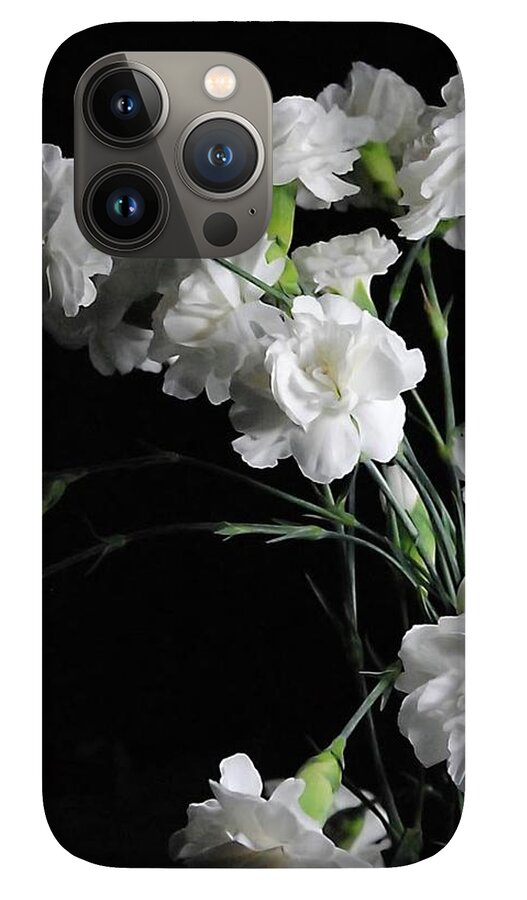 White Carnation Group - Phone Case
