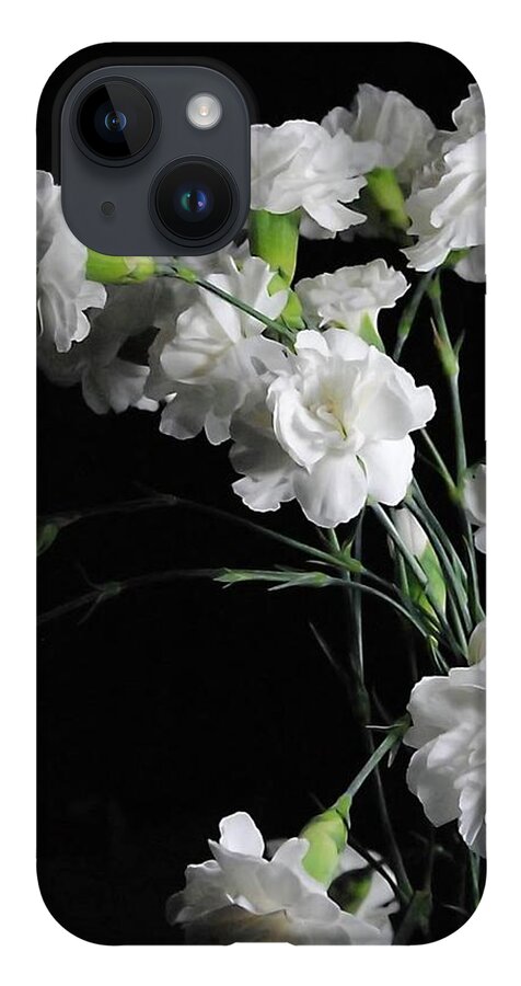 White Carnation Group - Phone Case