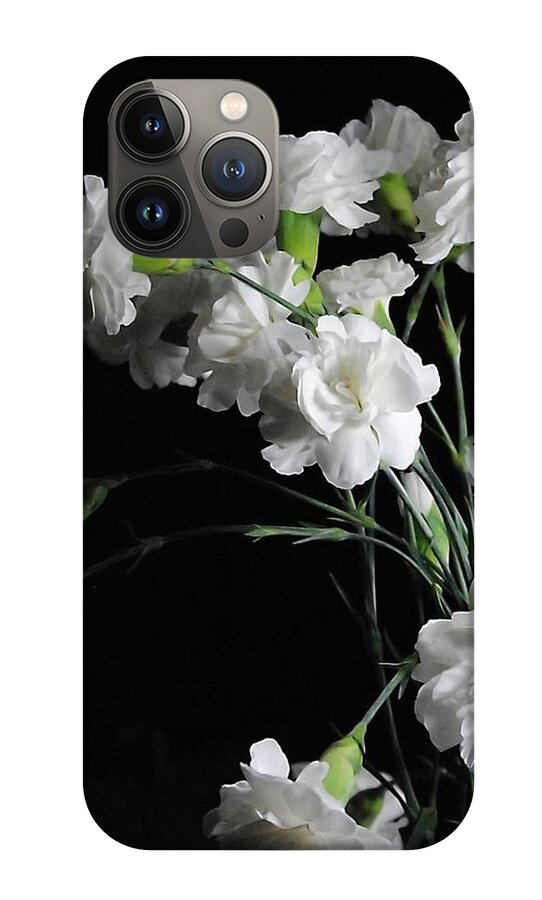 White Carnation Group - Phone Case