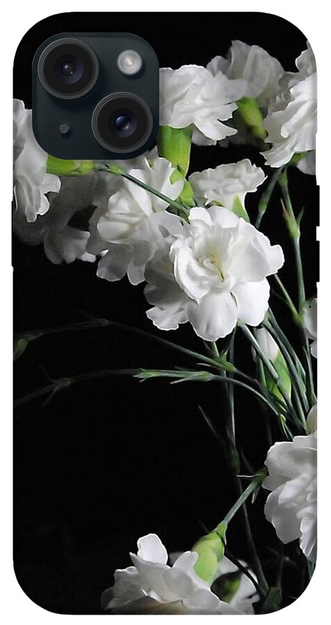 White Carnation Group - Phone Case