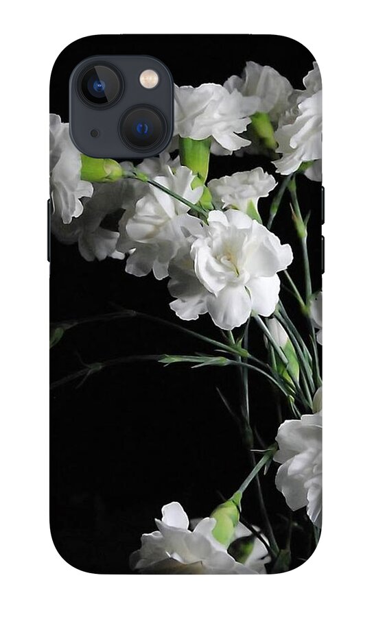 White Carnation Group - Phone Case
