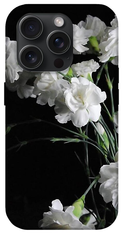 White Carnation Group - Phone Case