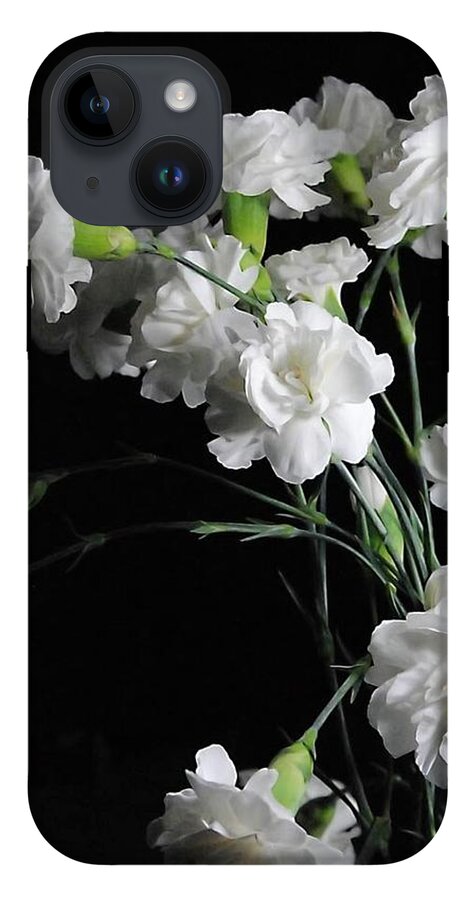 White Carnation Group - Phone Case