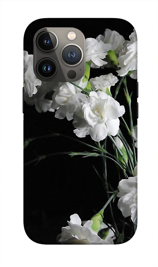 White Carnation Group - Phone Case