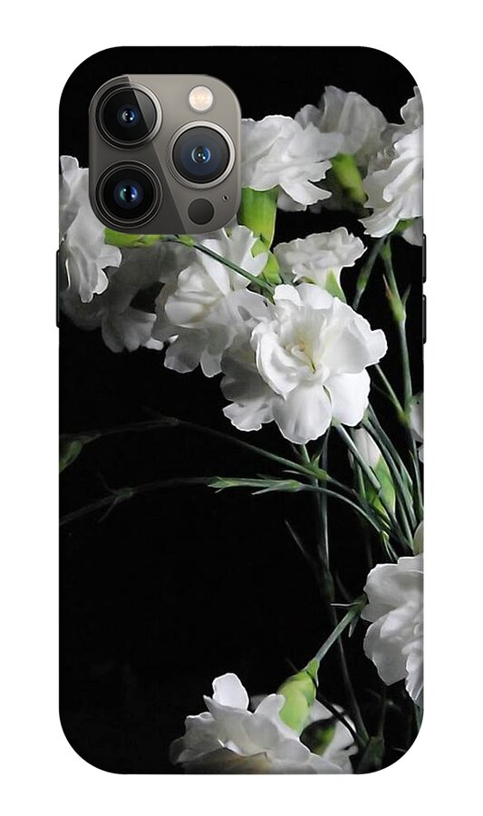 White Carnation Group - Phone Case