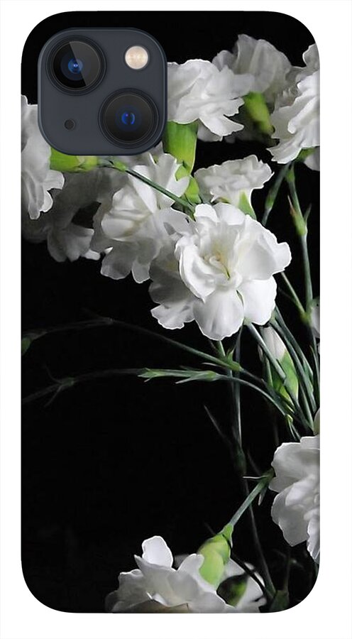 White Carnation Group - Phone Case