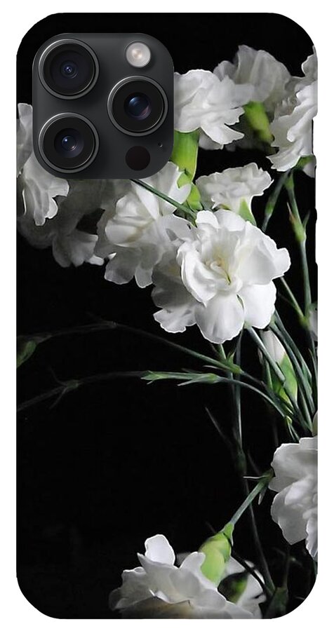 White Carnation Group - Phone Case