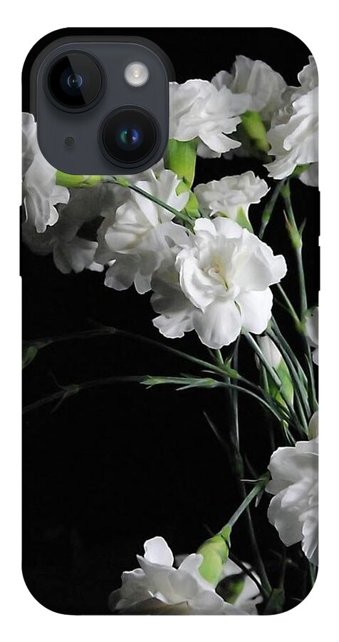 White Carnation Group - Phone Case