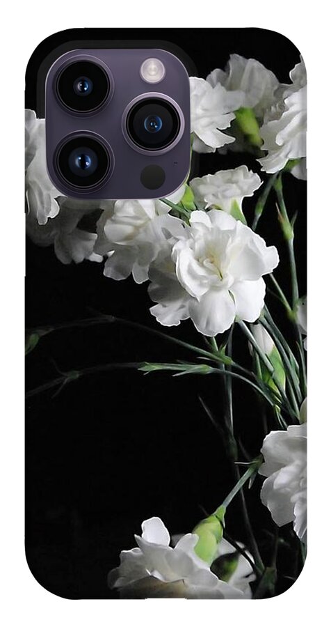 White Carnation Group - Phone Case