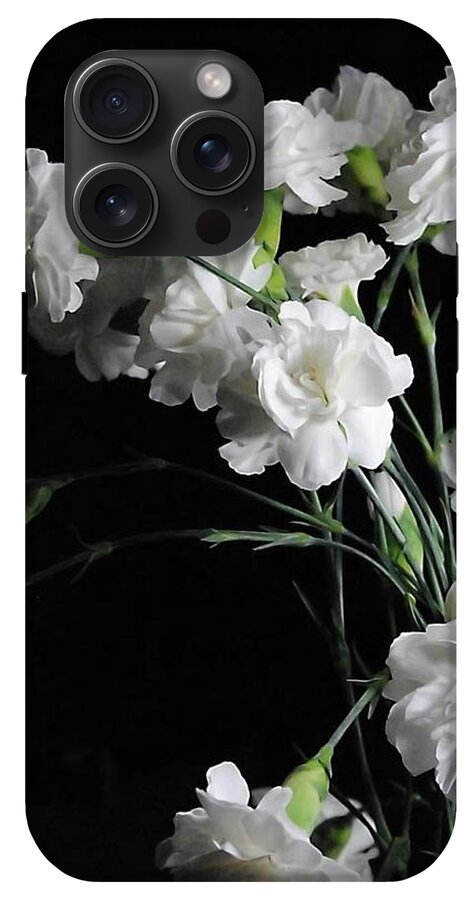 White Carnation Group - Phone Case