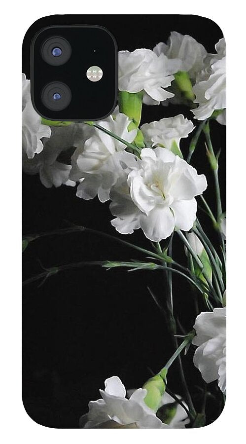 White Carnation Group - Phone Case