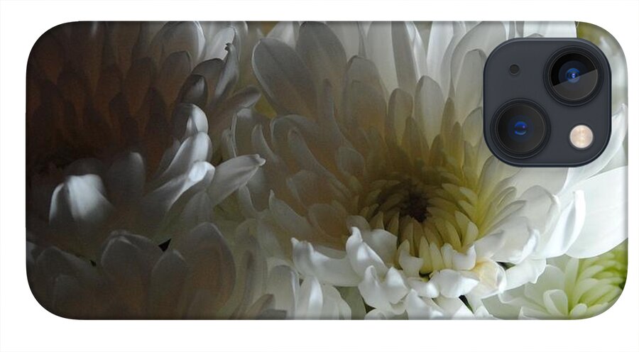White Chrysanthemum Bouquet - Phone Case
