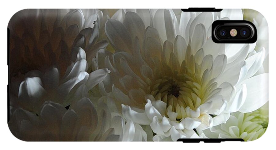 White Chrysanthemum Bouquet - Phone Case