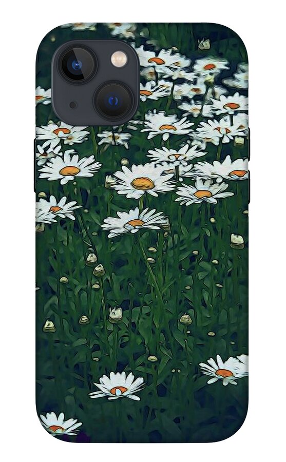 White Daisy Field - Phone Case