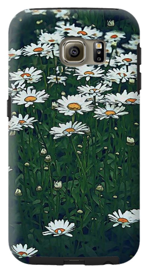 White Daisy Field - Phone Case