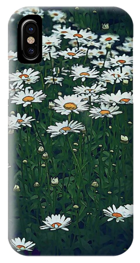 White Daisy Field - Phone Case