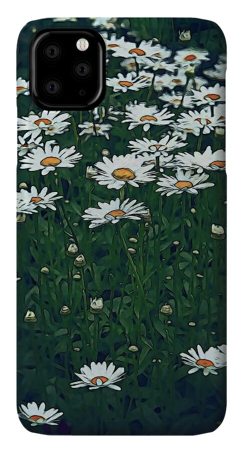 White Daisy Field - Phone Case