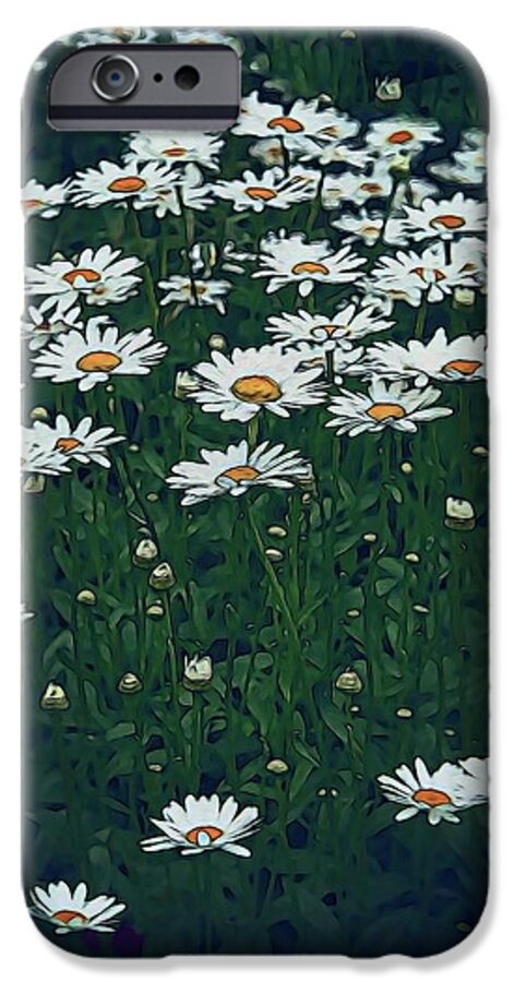 White Daisy Field - Phone Case