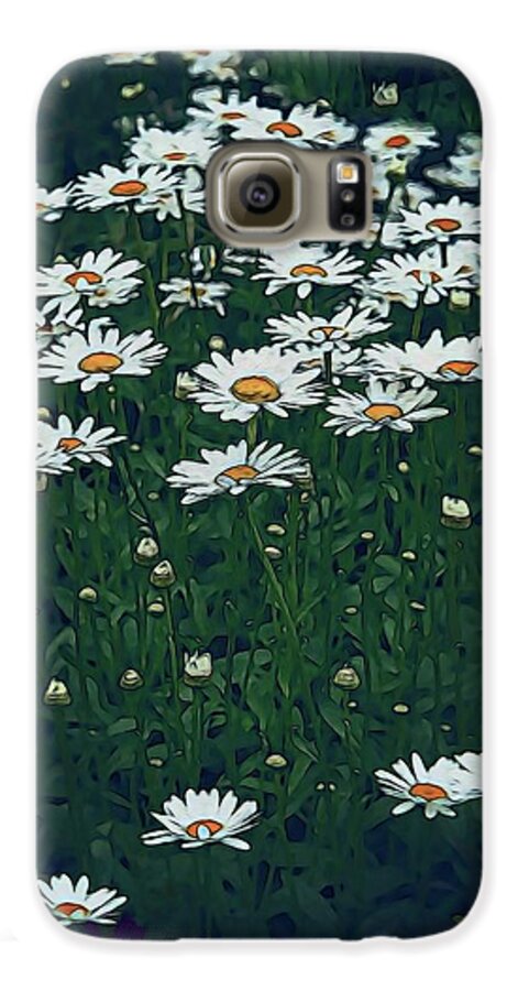 White Daisy Field - Phone Case