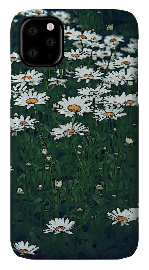 White Daisy Field - Phone Case