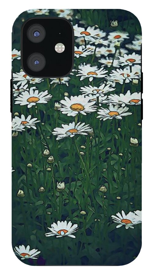 White Daisy Field - Phone Case