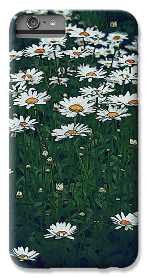 White Daisy Field - Phone Case