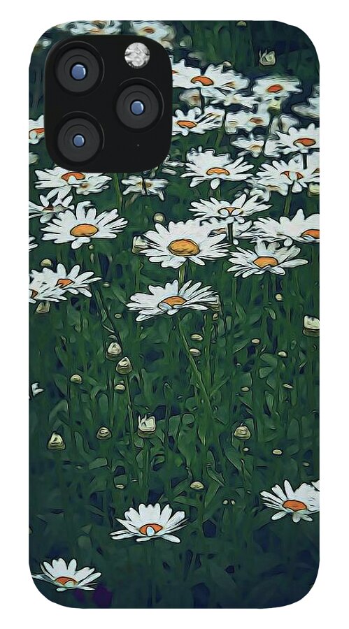 White Daisy Field - Phone Case