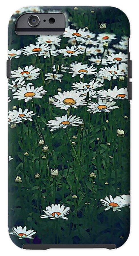 White Daisy Field - Phone Case