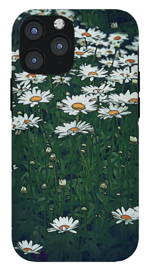 White Daisy Field - Phone Case