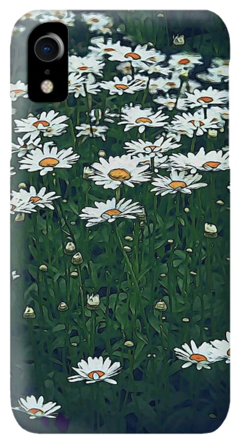 White Daisy Field - Phone Case