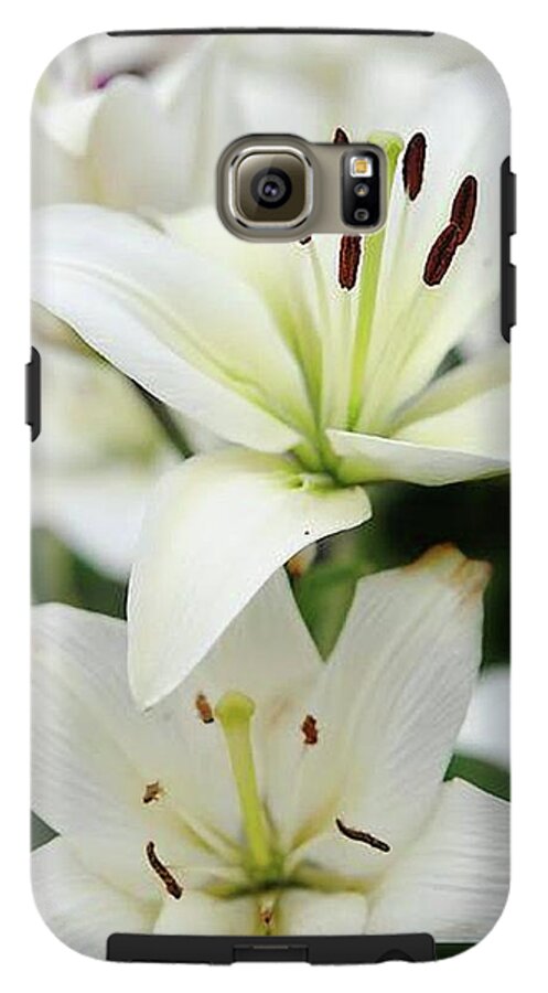 White Lilies - Phone Case
