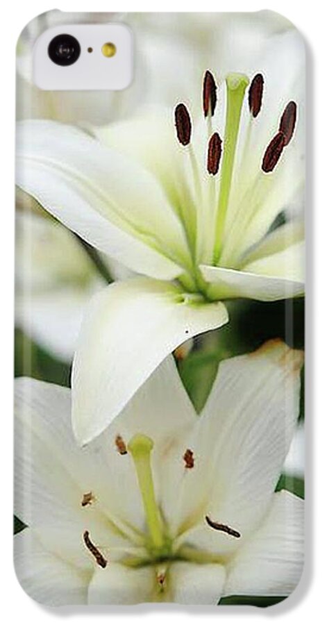 White Lilies - Phone Case