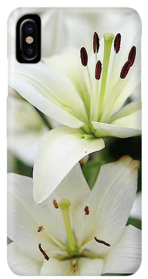 White Lilies - Phone Case
