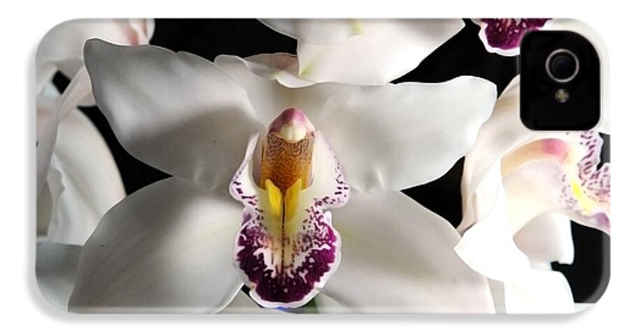 White Orchid Spray - Phone Case