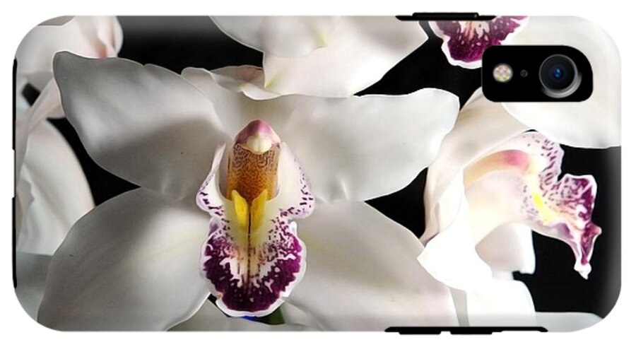 White Orchid Spray - Phone Case