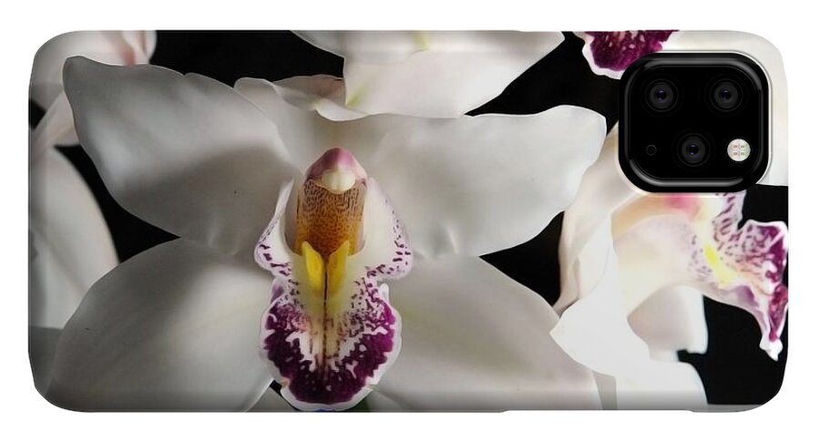 White Orchid Spray - Phone Case