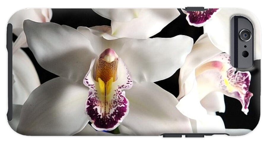 White Orchid Spray - Phone Case