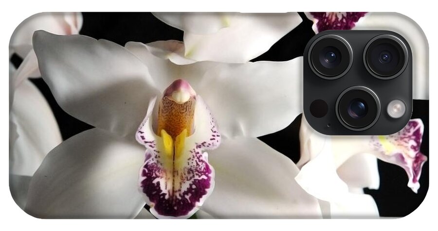 White Orchid Spray - Phone Case