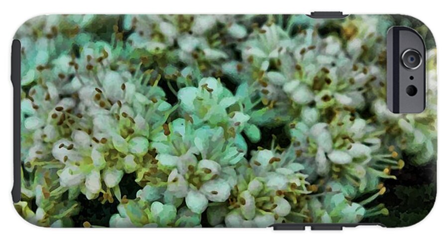 White Wildflowers - Phone Case