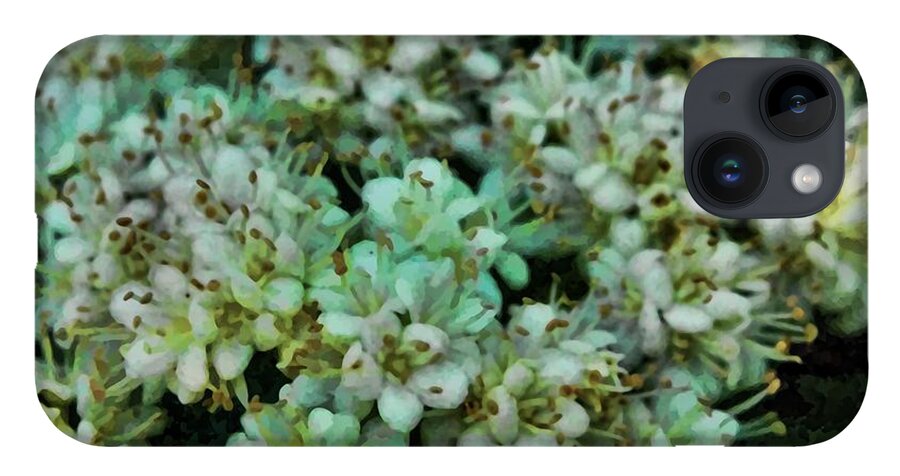 White Wildflowers - Phone Case