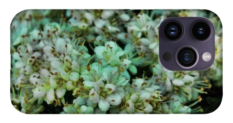 White Wildflowers - Phone Case