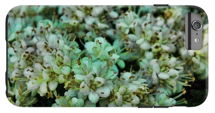 White Wildflowers - Phone Case