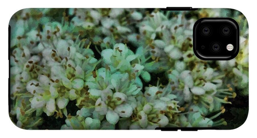 White Wildflowers - Phone Case
